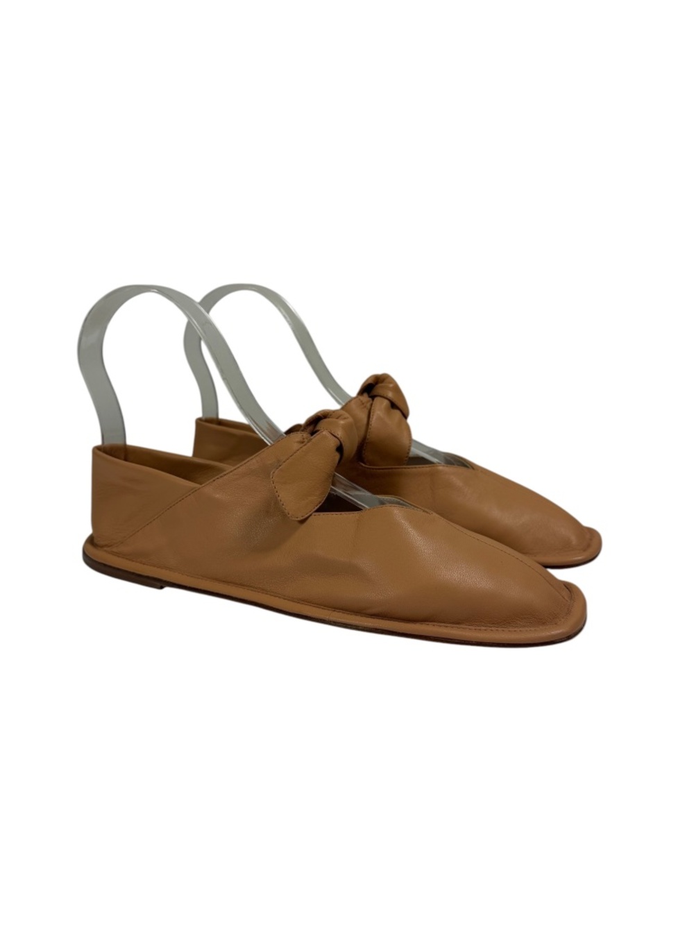 HEREU Llasada Ballet Flats in Tan Size 38